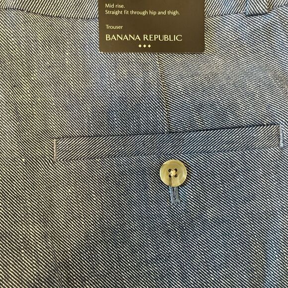 Banana Republic Logan Linen Trousers NWT!! - Picture 7 of 7